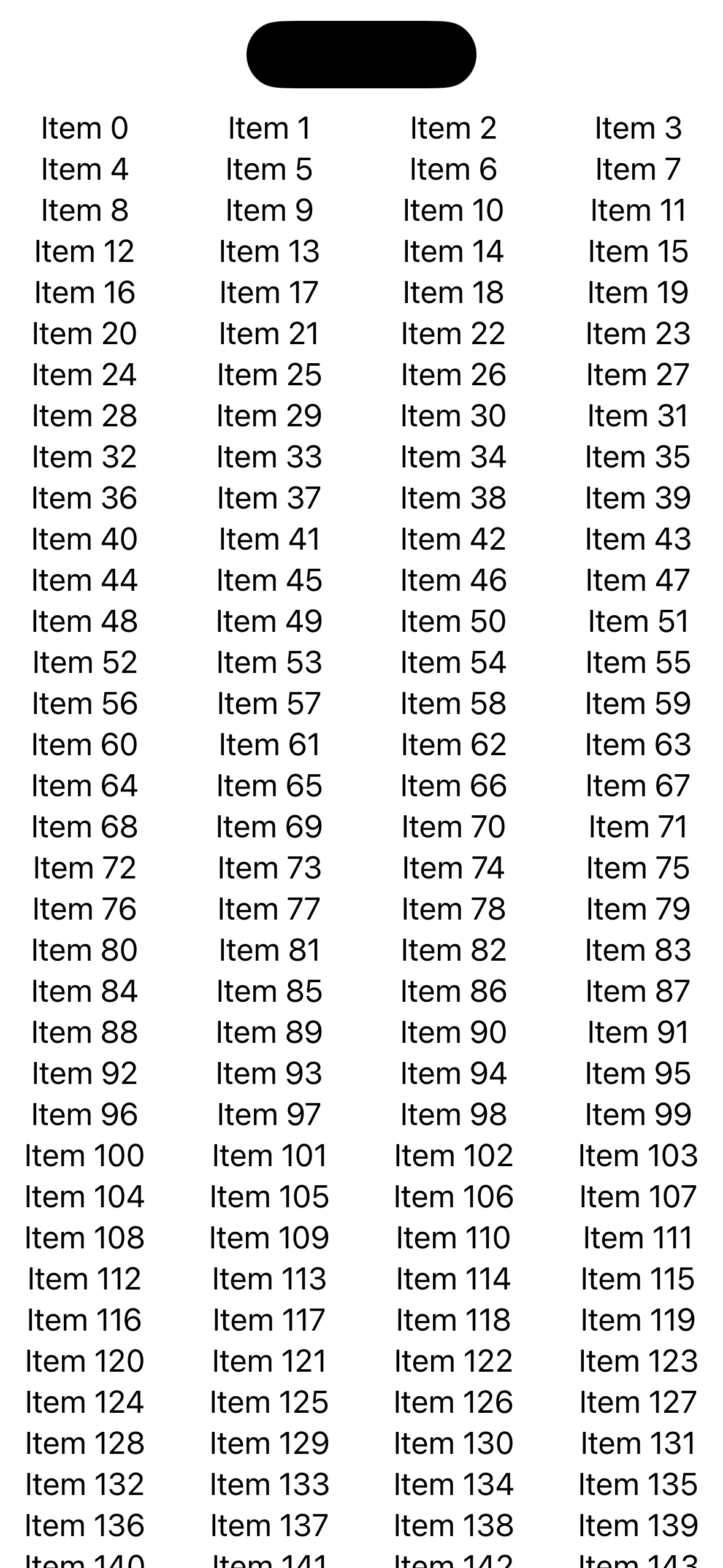 One thousand texts disposed in a grid format